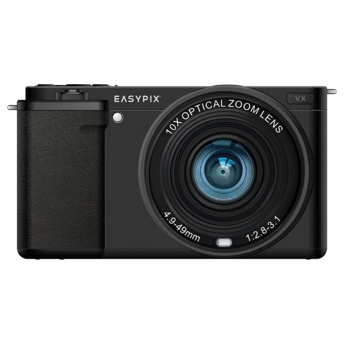EASYPIX PowerPro VX6430 Bridge Camera – 64MP, 10x Zoom, 4K Video