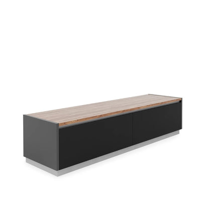 Alphason Horizon TV Stand, 1600 Wide, Up to 70" TV's, Reversible top panel: 2 colours - Walnut and Light Oak - 1/2ADHO1600