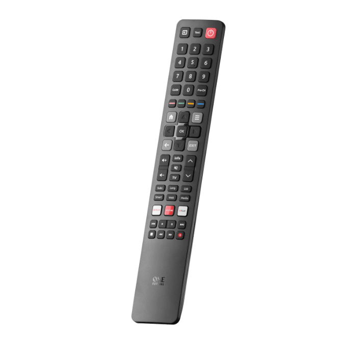 One for All - TCL / Thomson TV Replacement Remote Control, IR, Learning Feature, 3 Shortcut keys for Streaming Apps - URC4922