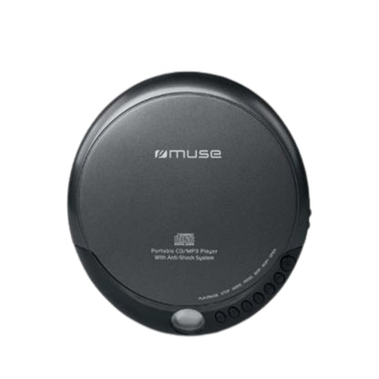 Muse Portable CD Player – Anti-Shock, MP3, Earphones Included