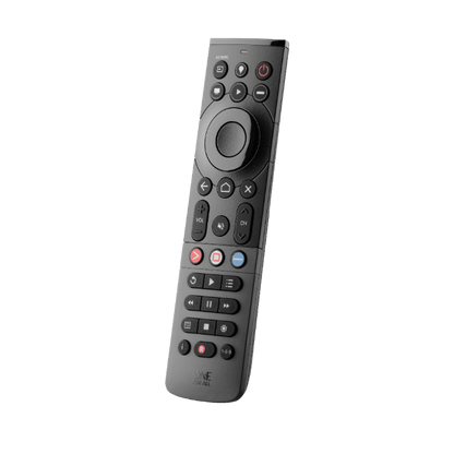 One For All Smart Streamer Remote Control IR/BT, Control up to 5 devices, Shortcut for Streaming Apps - Black - URC7945