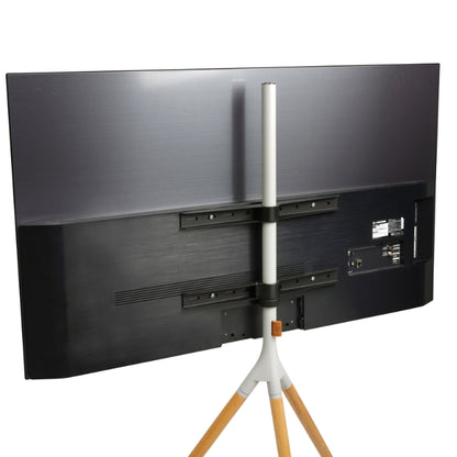 One For All Tripod TV Stand, 32-65" TVs, 360° Swivel, Walnut