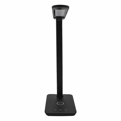 Denver LED Desk Lamp with wireless QI charger for Smartphones, Lamp Power 5W, Touch control, 3 color temperatures, USB-C supply, Black - LQI-105