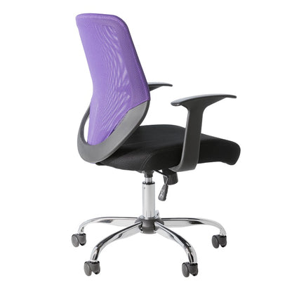Alphason Atlanta Mesh Chair - Black & Purple, Adjustable Features
