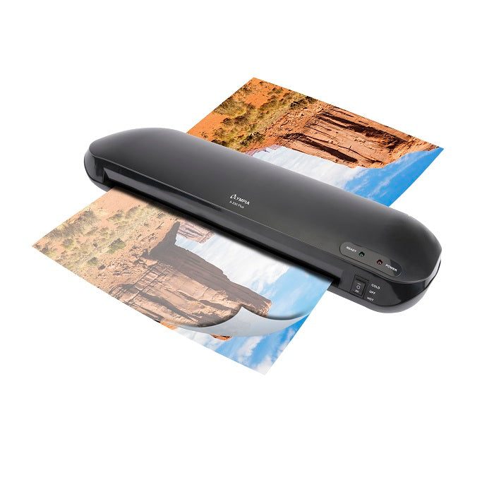 Olympia A 330 Plus, Hot and Cold Laminating, up to A3 , Jam release, black - 3128