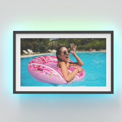 Feelcare 10" WiFi Digital Frame 16GB – Touchscreen, Frameo App - Ambilight