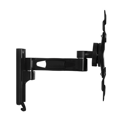 B-Tech Ventry Flat Screen Wall Mount with Single Arm, +/-15° Tilt & 180° Swivel,  Screen Size up to 47", Max Load 25kg, VESA 200x200 - BTV503