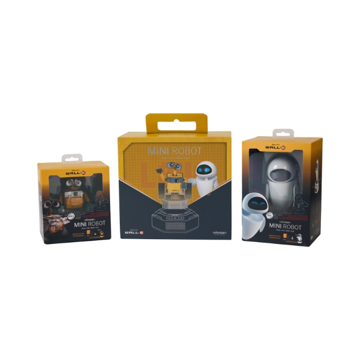 Robosen Disney Pixar WALL-E & EVE Mini Interactive Robot Collector’s Set