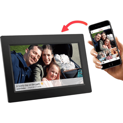 Feelcare 10" WiFi Digital Frame 32GB – Touchscreen, Frameo App - Black