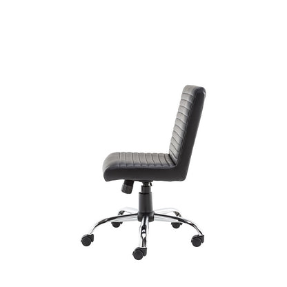 Alphason Lane Chair - Black Faux Leather - AOC21086BLK