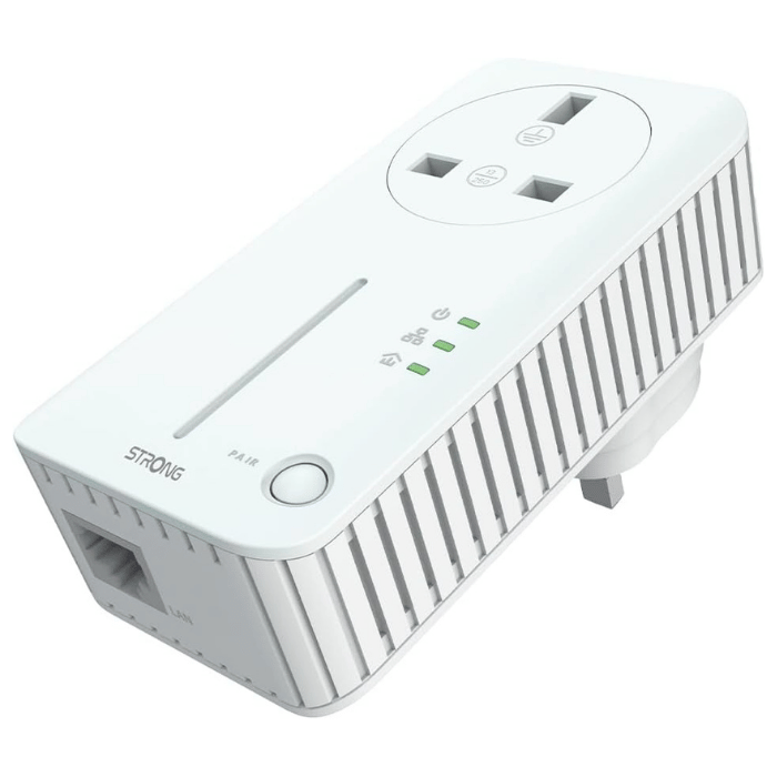 STRONG AV600 Powerline Kit – 600Mbps, Plug & Play, 2-Pack