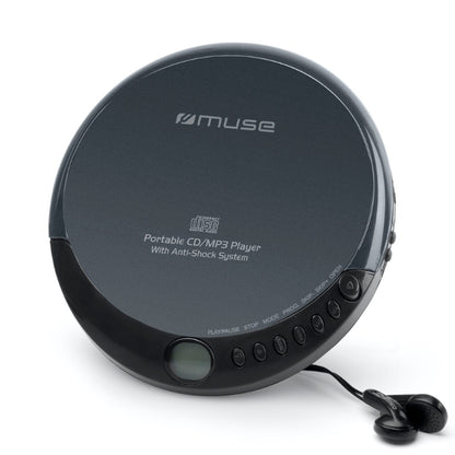 Muse Portable CD Player – Anti-Shock, MP3, Earphones Included
