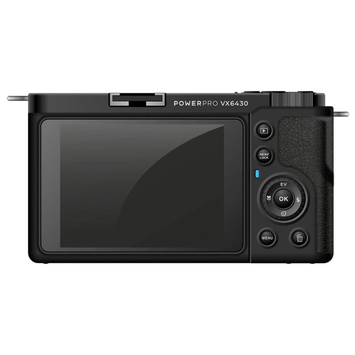 EASYPIX PowerPro VX6430 Bridge Camera – 64MP, 10x Zoom, 4K Video