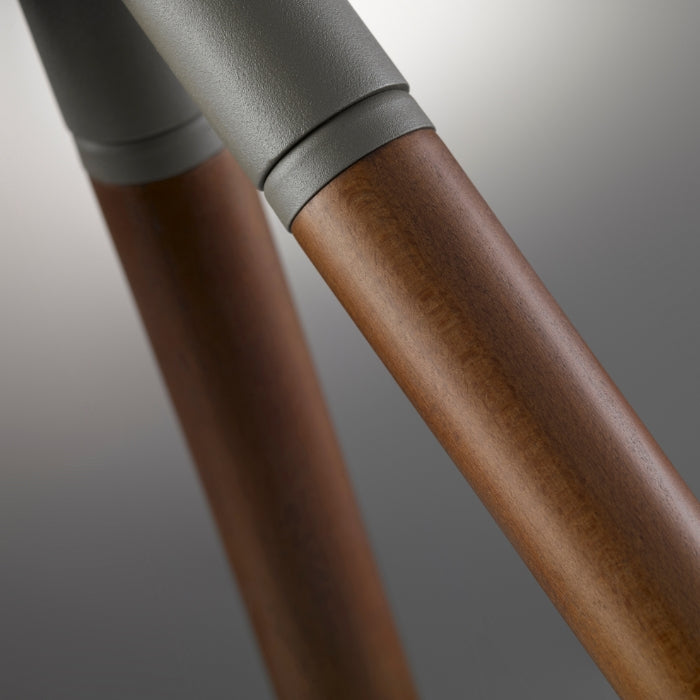 One For All Tripod TV Stand, 32-65" TVs, 360° Swivel, Walnut