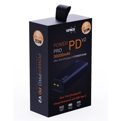 Verico Powerbank 30000mAh – Super-Fast Charging, Dual Output