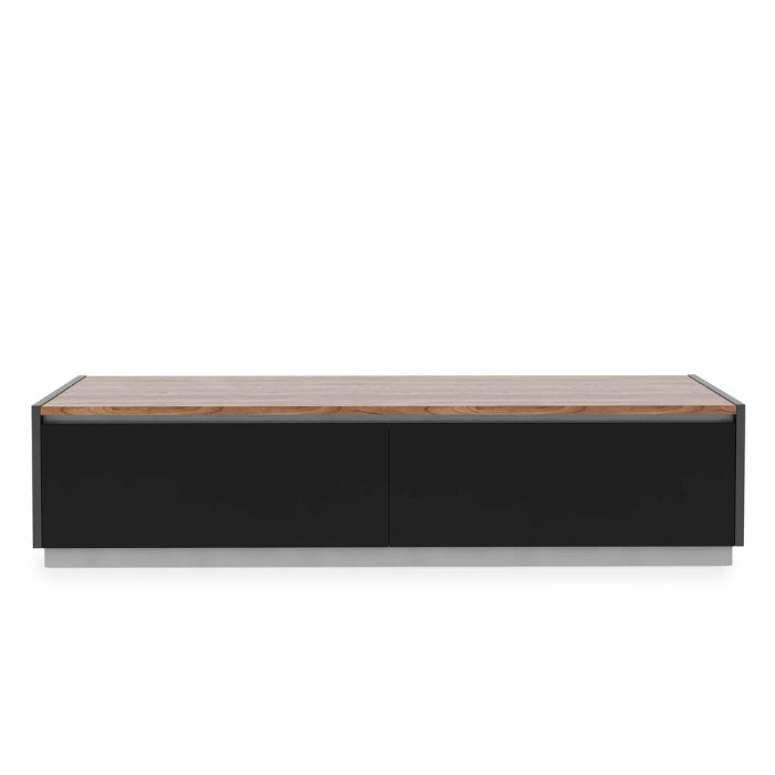 Alphason Horizon TV Stand, 1600 Wide, Up to 70" TV's, Reversible top panel: 2 colours - Walnut and Light Oak - 1/2ADHO1600