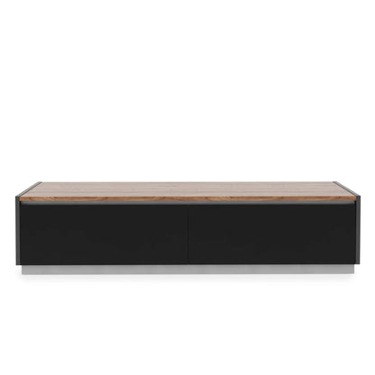 Alphason Horizon TV Stand, 1600 Wide, Up to 70" TV's, Reversible top panel: 2 colours - Walnut and Light Oak - 1/2ADHO1600