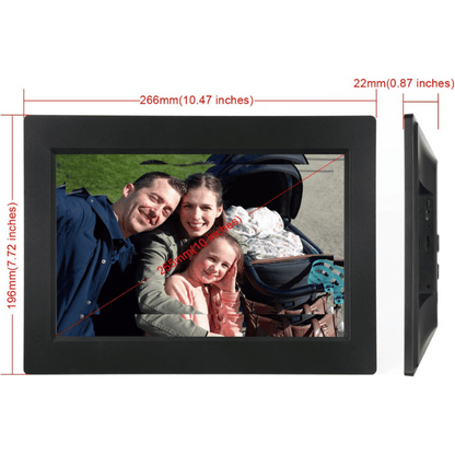 Feelcare 10" WiFi Digital Frame 32GB – Touchscreen, Frameo App - Black
