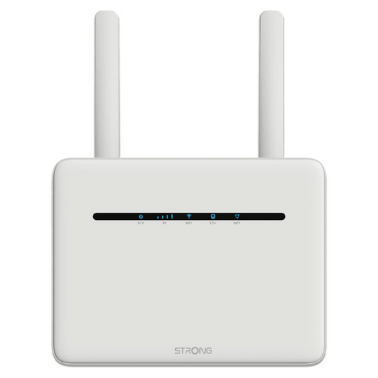 STRONG 4G+ LTE CAT6 Wi-Fi Router, AC1200 Dual-Band Wi-Fi, Zero Configuration, 4x Gigabit ports, Sim Card Adapters included - 4GROUTER1200UK