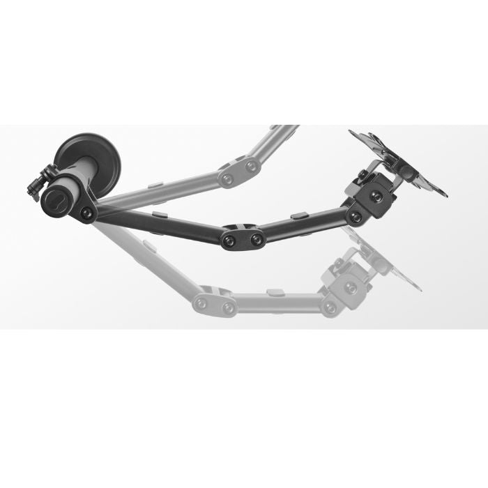 One For All Monitor Arm Smart Line Single, 13” to 32” monitors, 2 mounting options, Adjustable height, Black - DM2110