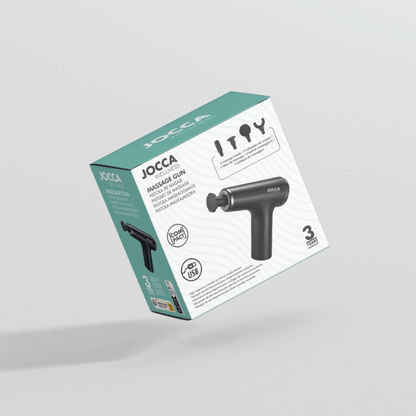 JOCCA Massage Gun 30W, 6 Speeds, 4 Heads, USB Charging