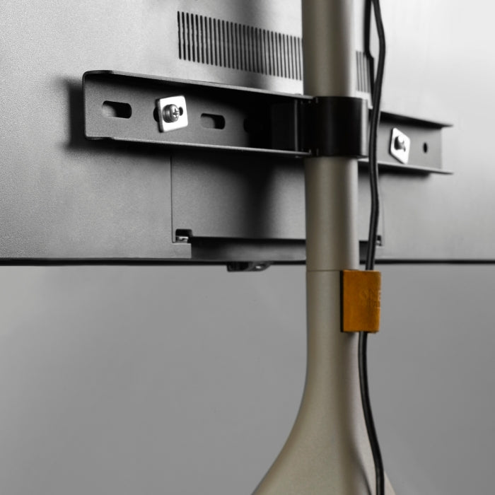 One For All Tripod TV Stand, 32-65" TVs, 360° Swivel, Walnut