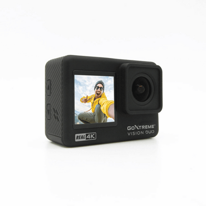 GoXtreme Vision DUO 4K Action Cam, Dual Display, Waterproof