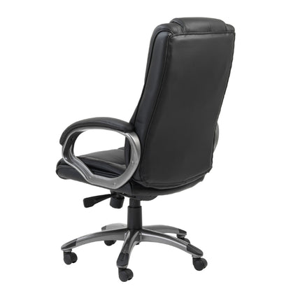 Alphason Mayfair High Back Executive Chair, Soft Leather - Black