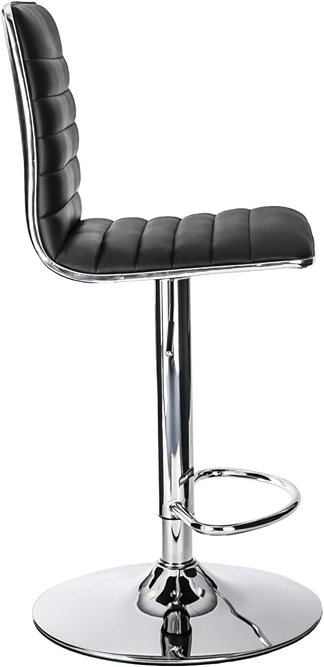 ALPHA Home Off Chair Colby Barstool BLACK - ABS1301-BLK