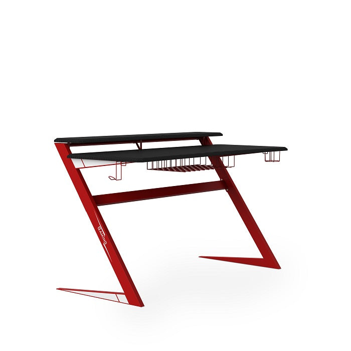 Alphason Aries Gaming Desk - Black & Red - AW9210