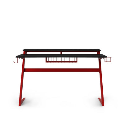 Alphason Aries Gaming Desk - Black & Red - AW9210