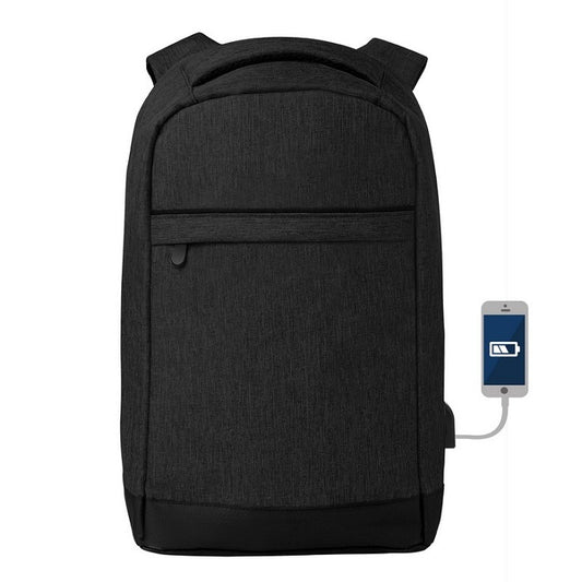 Blaupunkt Connected Laptop Backpack, up to 13" Laptop , USB port, Water resistant - Black - BLP0390.133