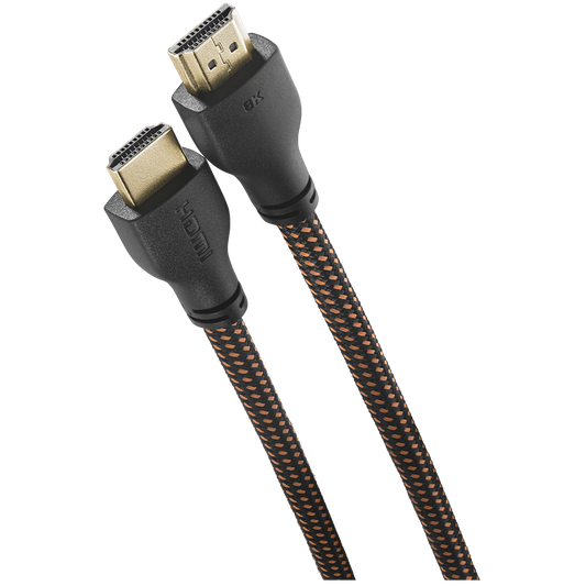 One For All Ultra High Speed 8K HDMI cable 1.5m, Durable plug, Extra metal protection, Black - CC5215