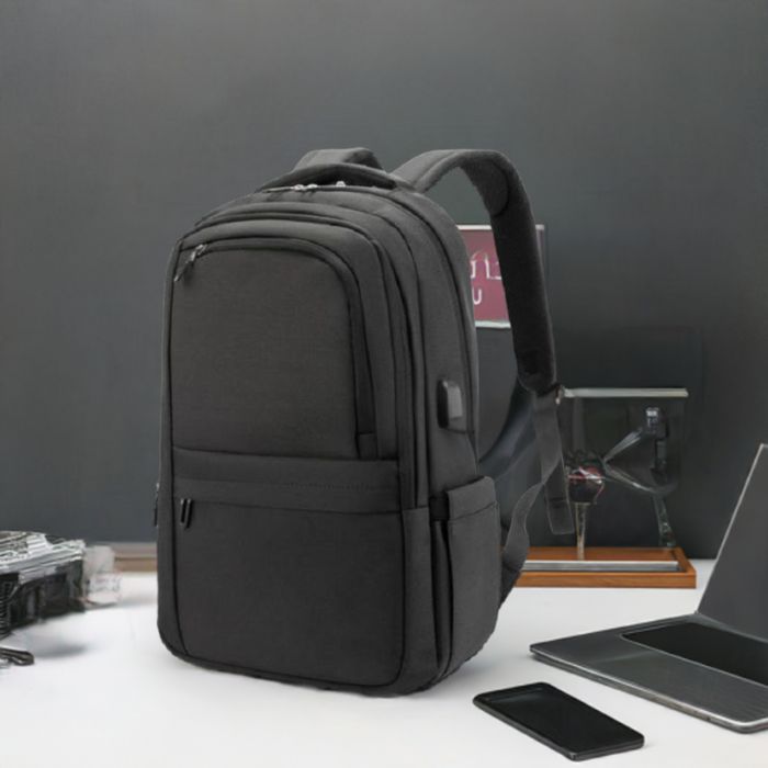 Blaupunkt Connected Laptop Backpack, up to 15" Laptop , USB port, Water resistant - Black - BLP0380.133