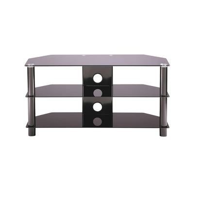 Alphason Essentials TV Stand, 1000 Wide , Up to 45" TV's - Black - ESS1000/3-BLK1/1