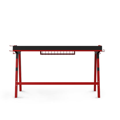 Fuego Gaming Desk - Black and Red - AW9230