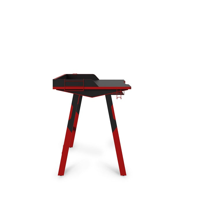 Fuego Gaming Desk - Black and Red - AW9230