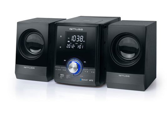 Muse Micro System CD/MP3, USB, Bluetooth, FM, 2x10w - M-38BT