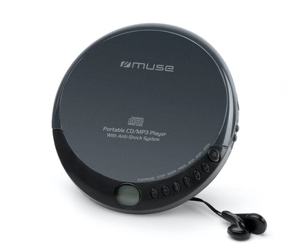 Muse Portable CD Player wired earphones inclluded BLK - M-900DM