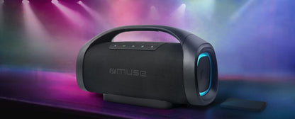 Muse Party Splash Proof Portable BT Speaker, 300W - Black - M-980BT