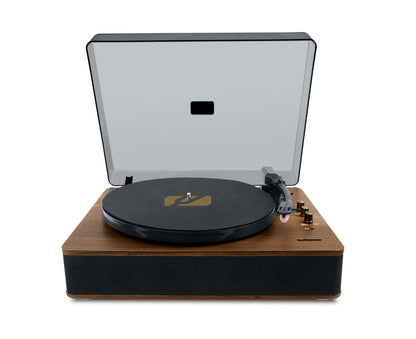 Muse Stereo Turntable USB Port 2x5W Wooden - MT-106BT