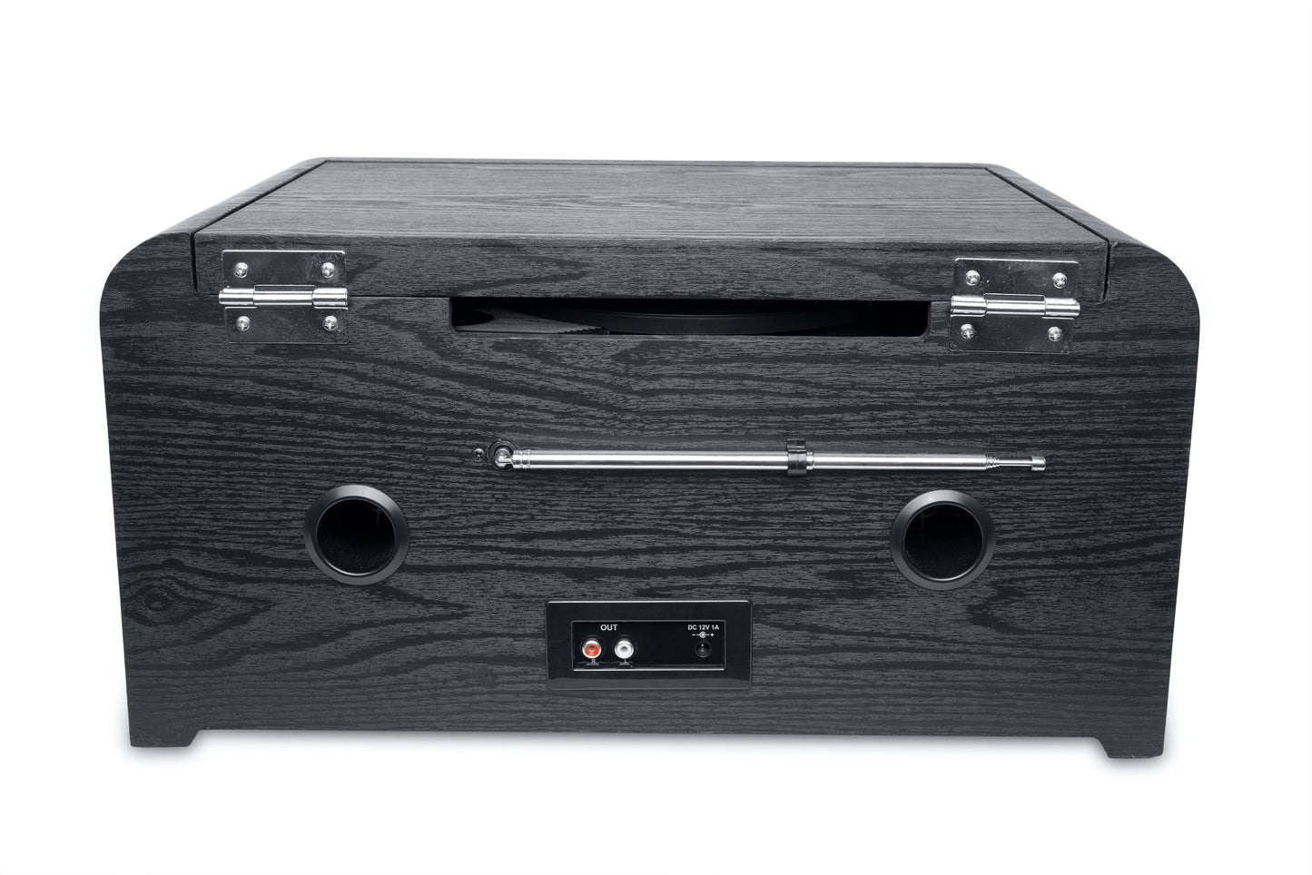 Muse Micro System CD w/ Turntable 20W - Black wood - MT-115W