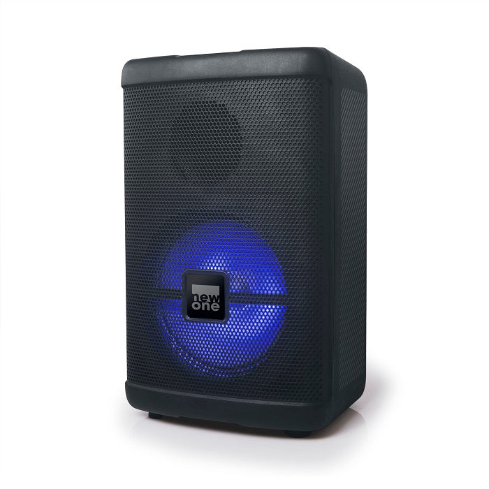 New One Bluetooth Party speaker with FM radio, USB Playback and Color Lights - PBX50