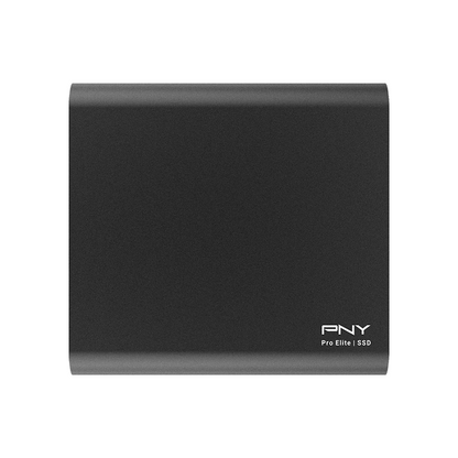 PNY Pro Elite USB 3.1 Gen 2 Type-C Portable SSD, read up to 880 MB/s and write up to 900MB/s, 250GB - PSD0CS2060-250-RB