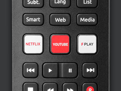 One for All - TCL / Thomson TV Replacement Remote Control, IR, Learning Feature, 3 Shortcut keys for Streaming Apps - URC4922