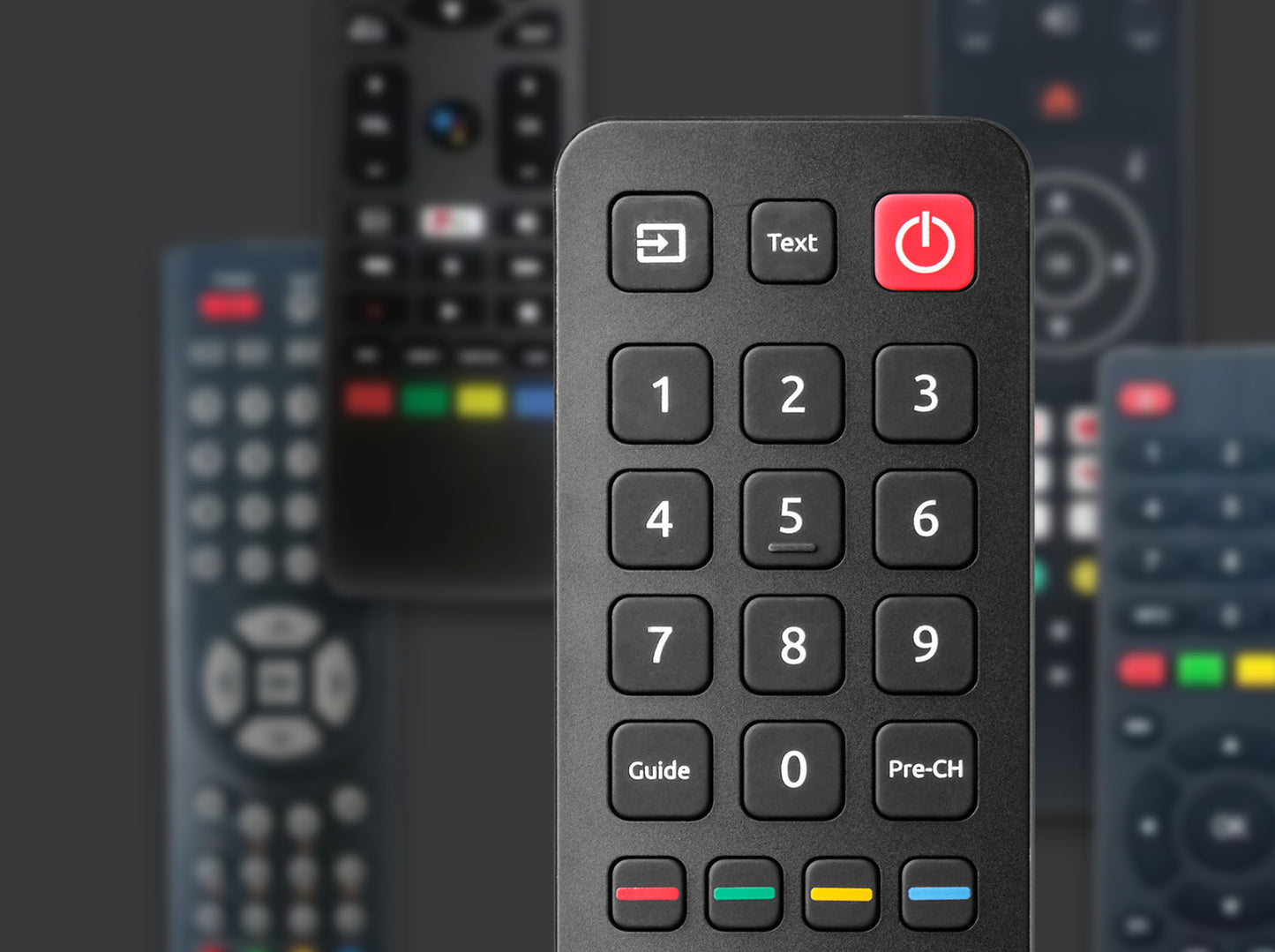 One for All - TCL / Thomson TV Replacement Remote Control, IR, Learning Feature, 3 Shortcut keys for Streaming Apps - URC4922