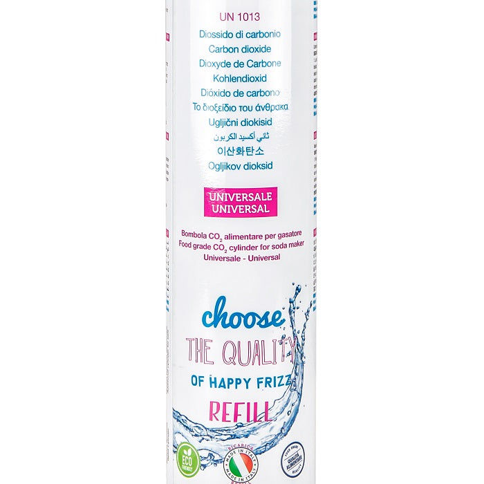 Happy Frizz Co2 Cylinder 425G Sodastream Compatible* - BOM00+RIC00