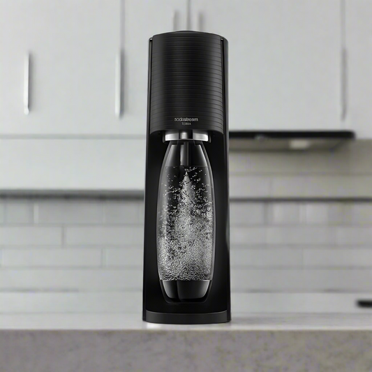 SodaStream Terra – Easy One-Touch, 60L CO₂ & 1L Bottle