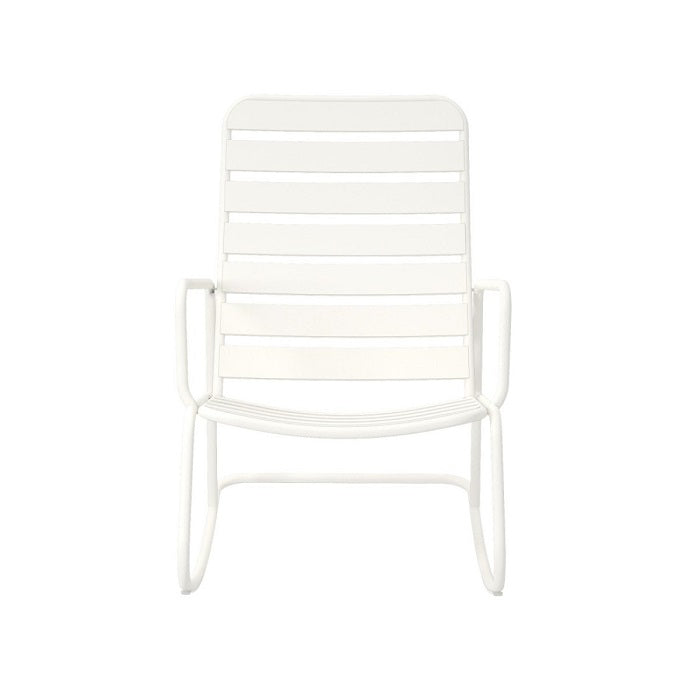 Roberta Outdoor/indoor Metal Rocking Chair-White - 88065WHT1E