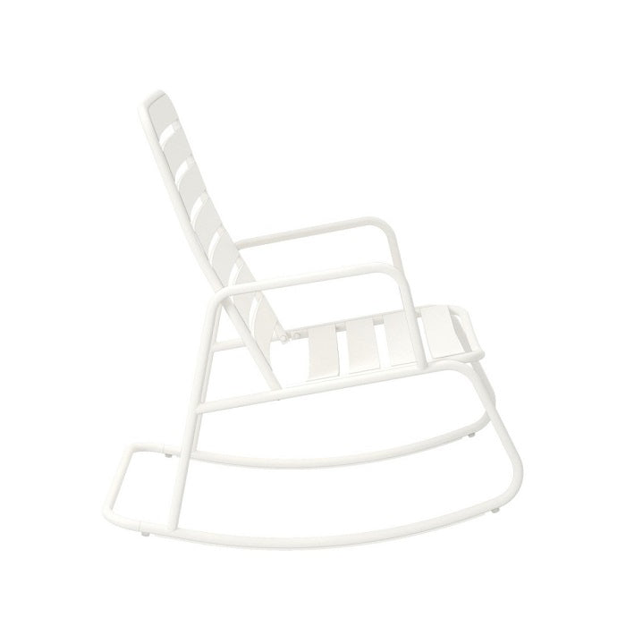 Roberta Outdoor/indoor Metal Rocking Chair-White - 88065WHT1E